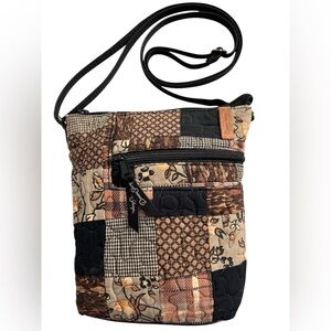 Donna Sharp Quilted Patchwork Crossbody Bag Purse